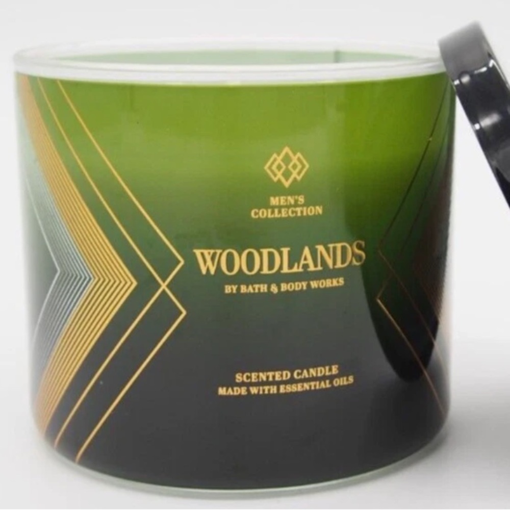 Bath & Body Works Men's Collection Woodlands 3-wick Scented Candle 14.5 oz New! - Picture 14 of 14
